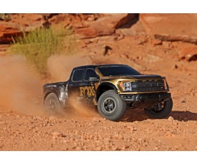 Traxxas Ford Raptor R 4X4 Ultimate: 1/10 scale 4X4 short course truck, fully assembled, waterproof electronics, Ready-To-Race, with TQi 2.4 GHz 2-channel radio system w/ wireless module, Traxxas Stability Management (TSM), VXL-4s speed control, Velineon 5
