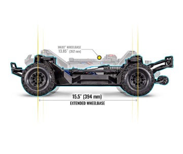Traxxas Maxx Slash 1/8 Scale 4WD Brushless Electric Short Course Racing Truck with TQi™ Traxxas Link™ Enabled 2.4GHz Radio System & Traxxas Stability Management (TSM) - Blue. In-Store Sale Date March 22nd; Online Sale Date April 5