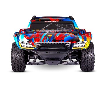 Traxxas Maxx Slash 1/8 Scale 4WD Brushless Electric Short Course Racing Truck with TQi™ Traxxas Link™ Enabled 2.4GHz Radio System & Traxxas Stability Management (TSM) - Rock n' Roll. In-Store Sale Date March 22nd; Online Sale Date April 5