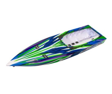 Traxxas Hull, Spartan SR, green graphics (fully assembled)