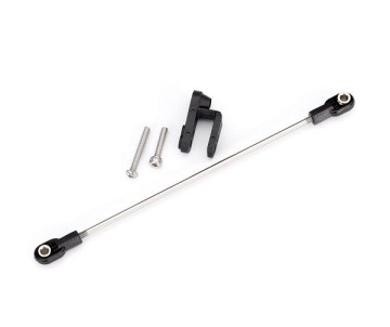 Traxxas Rudder pushrod, assembled/ servo horn/ 3x22mm BCS (stainless) (1)/ 3x15mm CS (stainless) (1) Traxxas Rudder pushrod, assembled/ servo horn/ 3x22mm BCS (stainless) (1)/ 3x15mm CS (stainless) (1)