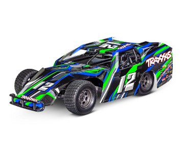 Traxxas Slash Modified 1/10 BL-2S Power System with Clipless Body - Green