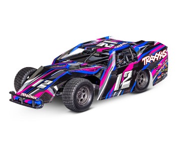 Traxxas Slash Modified 1/10 BL-2S Power System with Clipless Body - Pink