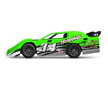 Traxxas Slash Late Model: 1/10-Scale 2WD Racing Truck with TQ™ 2.4GHz radio system - Green