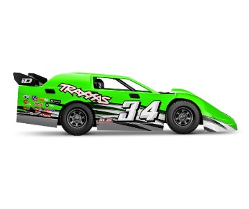 Traxxas Slash Late Model: 1/10-Scale 2WD Racing Truck with TQ™ 2.4GHz radio system - Green
