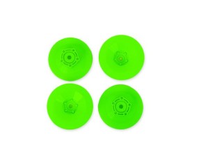Traxxas Wheel discs (green) (4)