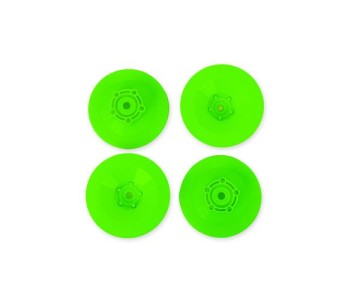 Traxxas Wheel discs (green) (4)