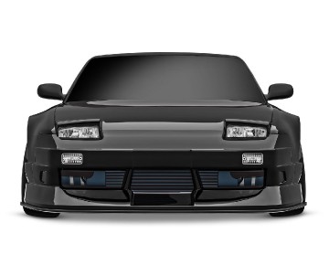 Traxxas 4-Tec® Drift Nissan® 240SX: 1/10 Scale RWD Drift Car with TQi™ Radio System, Traxxas Link™ Wireless Module, & Traxxas Stability Management (TSM)® - Black