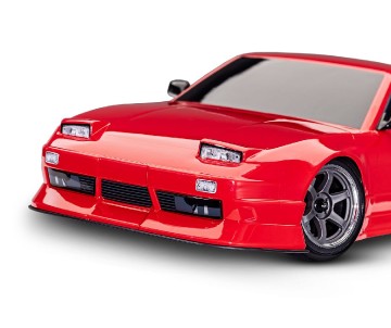 Traxxas 4-Tec® Drift Nissan® 240SX: 1/10 Scale RWD Drift Car with TQi™ Radio System, Traxxas Link™ Wireless Module, & Traxxas Stability Management (TSM)® - Red