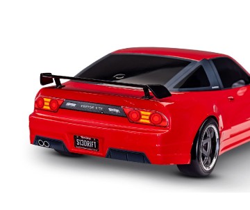 Traxxas 4-Tec® Drift Nissan® 240SX: 1/10 Scale RWD Drift Car with TQi™ Radio System, Traxxas Link™ Wireless Module, & Traxxas Stability Management (TSM)® - Red
