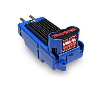 Traxxas Disruptor: brushless 4S boat with Rapid Right, TQ 2.4 GHz 2-channel radio system, Velineon VXL-4S Marine speed control with brushless outrunner motor, and factory-applied graphics. Requires batteries and charger - Pink
