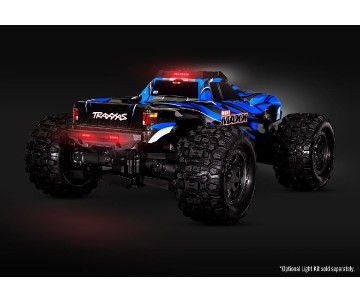 Mini Maxx: Maxx-scale monster truck, fully assembled, Ready-To-Race®, with TQ™ 2.4 GHz radio system, Bl-2s™ Brushless Power System, and clipless® painted body. Includes 2-cell LiPo battery and 2-amp USB-C charger - Blue Mini Maxx: Maxx-scale monster truck, fully assembled, Ready-To-Race®, with TQ™ 2.4 GHz radio system, Bl-2s™ Brushless Power System, and clipless® painted body. Includes 2-cell LiPo battery and 2-amp USB-C charger - Blue