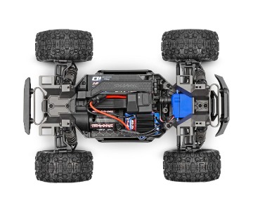 Mini Maxx: Maxx-scale monster truck, fully assembled, Ready-To-Race®, with TQ™ 2.4 GHz radio system, Bl-2s™ Brushless Power System, and clipless® painted body. Includes 2-cell LiPo battery and 2-amp USB-C charger - Green