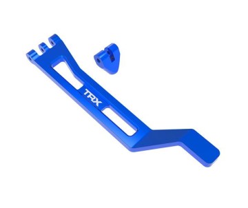 Traxxas Battery hold-down, hold-down post (blue-anodized 6061-T6 aluminum)/ 3x15mm BCS (with threadlock) (1)