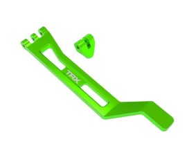 Traxxas Battery hold-down, hold-down post (green-anodized 6061-T6 aluminum)/ 3x15mm BCS (with threadlock) (1)