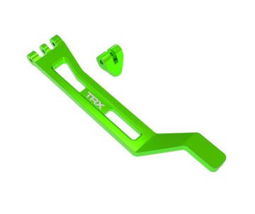 Traxxas Battery hold-down, hold-down post (green-anodized 6061-T6 aluminum)/ 3x15mm BCS (with threadlock) (1)