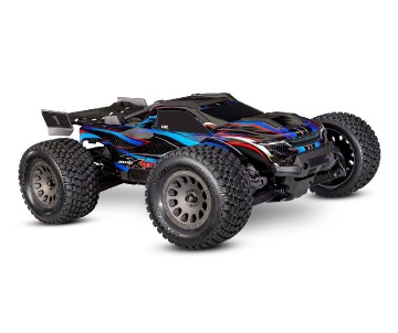 Traxxas Mini XRT: 4WD Brushless Electric Monster Truck with TQi™ Traxxas Link™ Enabled 2.4GHz Radio System & Traxxas Stability Management (TSM) - Blue