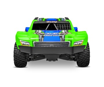 Traxxas Mini Slash 4X4: 4WD short course truck, fully assembled, Ready-To-Race®, with TQ™ 2.4 GHz radio system, Bl-2s™ Brushless Power System, and clipless® painted body. Includes 2-cell LiPo battery and 2-amp USB-C - Green