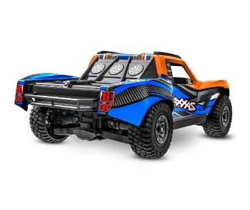 Traxxas Mini Slash 4X4: 4WD short course truck, fully assembled, Ready-To-Race®, with TQ™ 2.4 GHz radio system, Bl-2s™ Brushless Power System, and clipless® painted body. Includes 2-cell LiPo battery and 2-amp USB-C - Orange