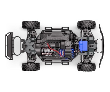 Traxxas Mini Slash 4X4: 4WD short course truck, fully assembled, Ready-To-Race®, with TQ™ 2.4 GHz radio system, Bl-2s™ Brushless Power System, and clipless® painted body. Includes 2-cell LiPo battery and 2-amp USB-C - Yellow