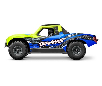 Traxxas Mini Slash 4X4: 4WD short course truck, fully assembled, Ready-To-Race®, with TQ™ 2.4 GHz radio system, Bl-2s™ Brushless Power System, and clipless® painted body. Includes 2-cell LiPo battery and 2-amp USB-C - Yellow