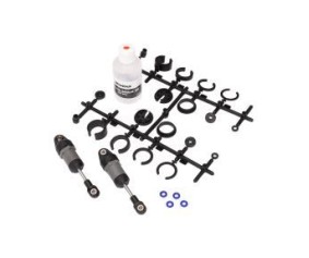Traxxas Ultra Shocks (gray) (short) (includes spring pre-load spacers) (2)