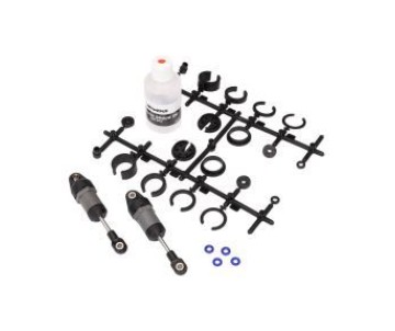 Traxxas Ultra Shocks (gray) (short) (includes spring pre-load spacers) (2)