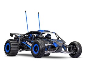 Traxxas Funco Pro Scale Sand Car: Brushless Electric 2WD Sand Car with TQi Traxxas Link Enabled 2.4GHz Radio System & Traxxas  Stability Management (TSM) - Blue   INCLUDING TRA10947