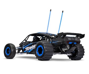 Traxxas Funco® Pro Scale® Sand Car: Brushless Electric 2WD Sand Car with TQi™ Traxxas Link™ Enabled 2.4GHz Radio System & Traxxas Stability Management (TSM)®- Blue