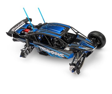 Traxxas Funco® Pro Scale® Sand Car: Brushless Electric 2WD Sand Car with TQi™ Traxxas Link™ Enabled 2.4GHz Radio System & Traxxas Stability Management (TSM)®- Blue