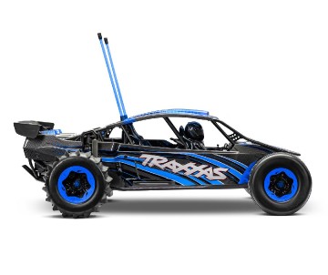 Traxxas Funco® Pro Scale® Sand Car: Brushless Electric 2WD Sand Car with TQi™ Traxxas Link™ Enabled 2.4GHz Radio System & Traxxas Stability Management (TSM)®- Blue