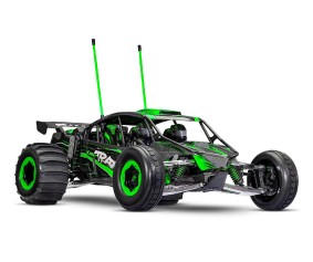 Traxxas Funco Pro Scale Sand Car: Brushless Electric 2WD Sand Car with TQi Traxxas Link Enabled 2.4GHz Radio System & Traxxas Stability Management (TSM) - Green INCLUDING TRA10947