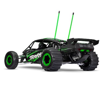 Traxxas Funco Pro Scale Sand Car: Brushless Electric 2WD Sand Car with TQi Traxxas Link Enabled 2.4GHz Radio System & Traxxas Stability Management (TSM) - Green INCLUDING TRA10947
