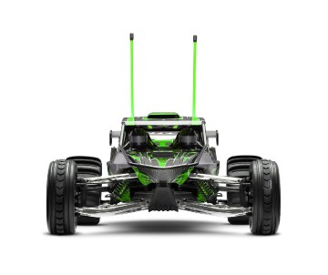 Traxxas Funco Pro Scale Sand Car: Brushless Electric 2WD Sand Car with TQi Traxxas Link Enabled 2.4GHz Radio System & Traxxas Stability Management (TSM) - Green INCLUDING TRA10947