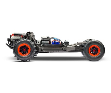 Traxxas Funco Pro Scale Sand Car: Brushless Electric 2WD Sand Car with TQi Traxxas Link Enabled 2.4GHz Radio System & Traxxas Stability Management (TSM) - Orange