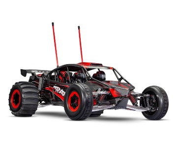 Traxxas Funco Pro Scale Sand Car: Brushless Electric 2WD Sand Car with TQi Traxxas Link Enabled 2.4GHz Radio System & Traxxas Stability Management (TSM) - Red