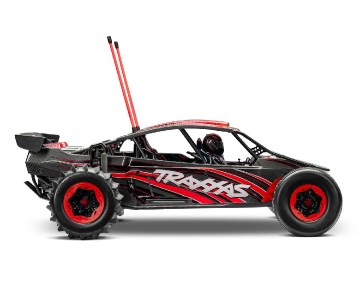 Traxxas Funco Pro Scale Sand Car: Brushless Electric 2WD Sand Car with TQi Traxxas Link Enabled 2.4GHz Radio System & Traxxas Stability Management (TSM) - Red