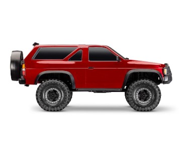 TRX-4 Scale and Trail™ crawler with Nissan® Pathfinder® Body: 1/10 scale 4X4 trail truck, fully-assembled, waterproof electronics, Ready-To-Drive®, with TQi™ 2.4 GHz 4-channel radio system, XL-5™ HV speed control, high/low transmission, remote locking dif