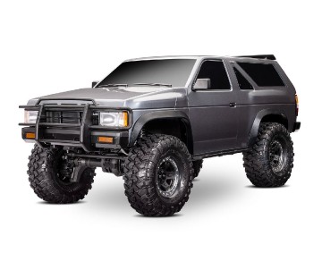 TRX-4 Scale and Trail™ crawler with Nissan® Pathfinder® Body: 1/10 scale 4X4 trail truck, fully-assembled, waterproof electronics, Ready-To-Drive®, with TQi™ 2.4 GHz 4-channel radio system, XL-5™ HV speed control, high/low transmission, remote locking dif
