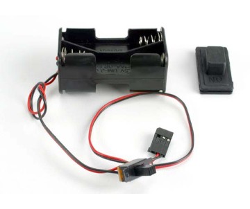 Traxxas Battery Holder With On/Off Switch/ Rubber On/Off Switch Cover