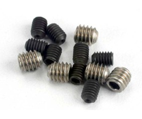 Traxxas Set (grub) screws, 3x4mm (8)/ 4x4mm (stainless) (4)