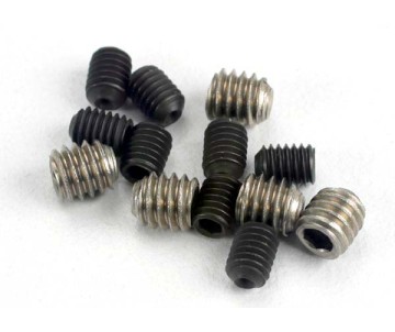 Traxxas Set (grub) screws, 3x4mm (8)/ 4x4mm (stainless) (4)