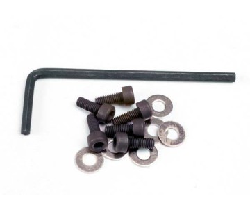Traxxas 3x8mm Cap Head Screw w/Wrench & Washers (6)
