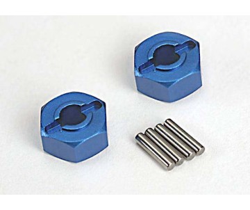 Traxxas 12mm Hex Aluminum Wheel Hub (Blue)