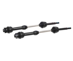 Traxxas Driveshafts, rear, steel-spline constant-velocity (complete assembly) (2) (fits 2WD Rustler/Stampede)