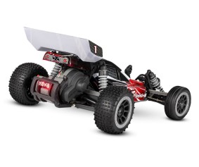 Traxxas Bandit 1/10 RTR Buggy Red/Black with LED Light Kit