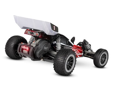 Traxxas Bandit 1/10 RTR Buggy Red/Black with LED Light Kit