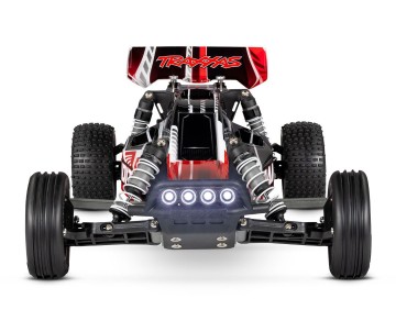 Traxxas Bandit 1/10 RTR Buggy Red/Black with LED Light Kit