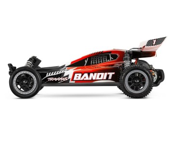 Traxxas Bandit 1/10 RTR Buggy Red/Black with LED Light Kit