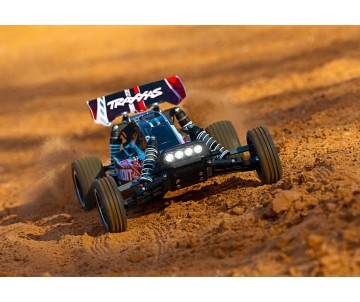 Traxxas Bandit 1/10 RTR Buggy Red/Black with LED Light Kit